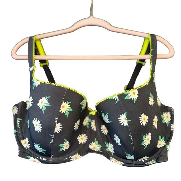 Cacique Scoop Balconette Daisy Print Bra - Picture 4 of 9